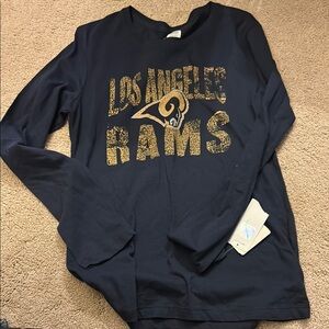 NFL Los Angeles Rams Navy Long Sleeve Tee